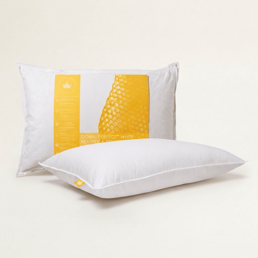 Down Perfect™ White Feather & Down Pillow