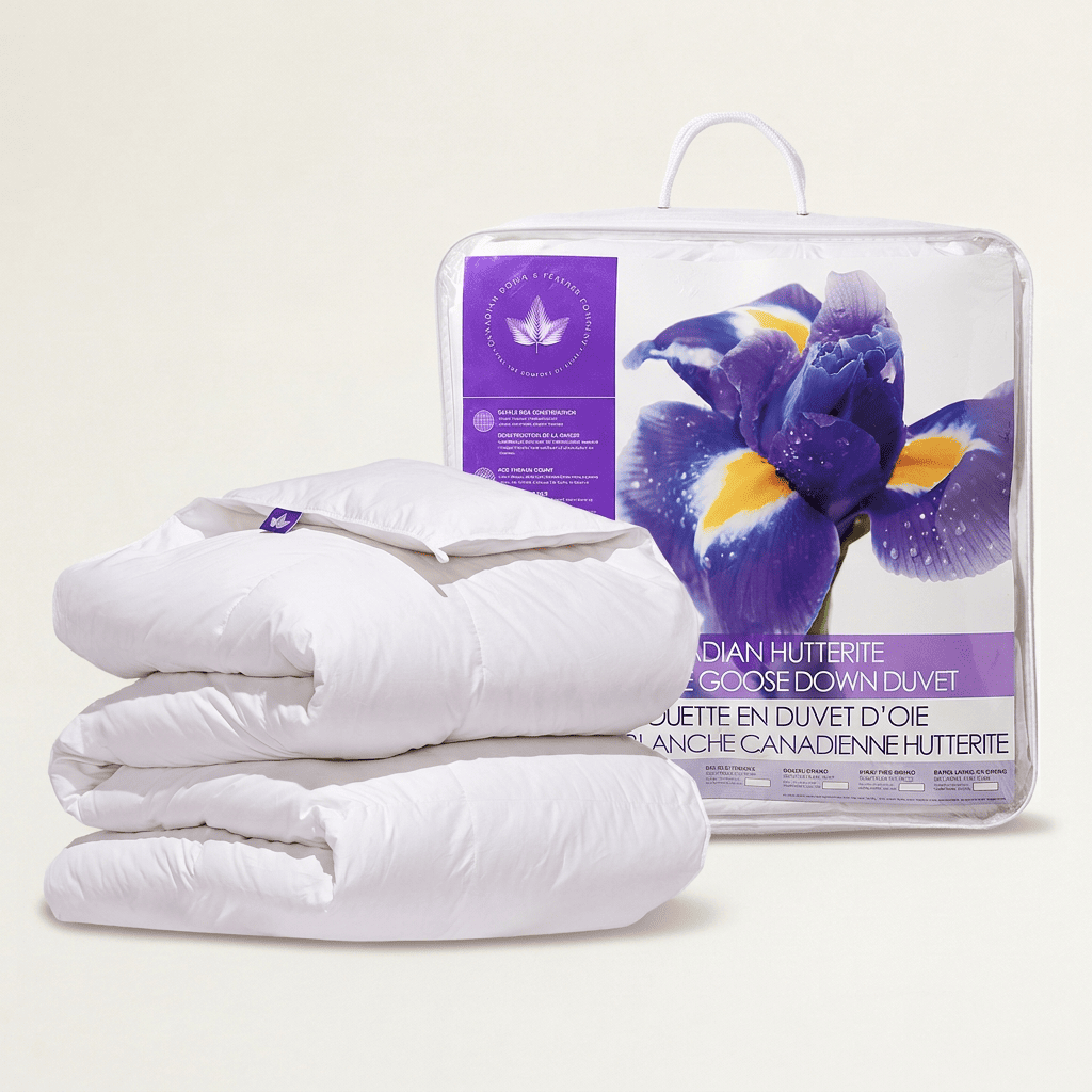 Hutterite Goose Down Duvet, Regular weight