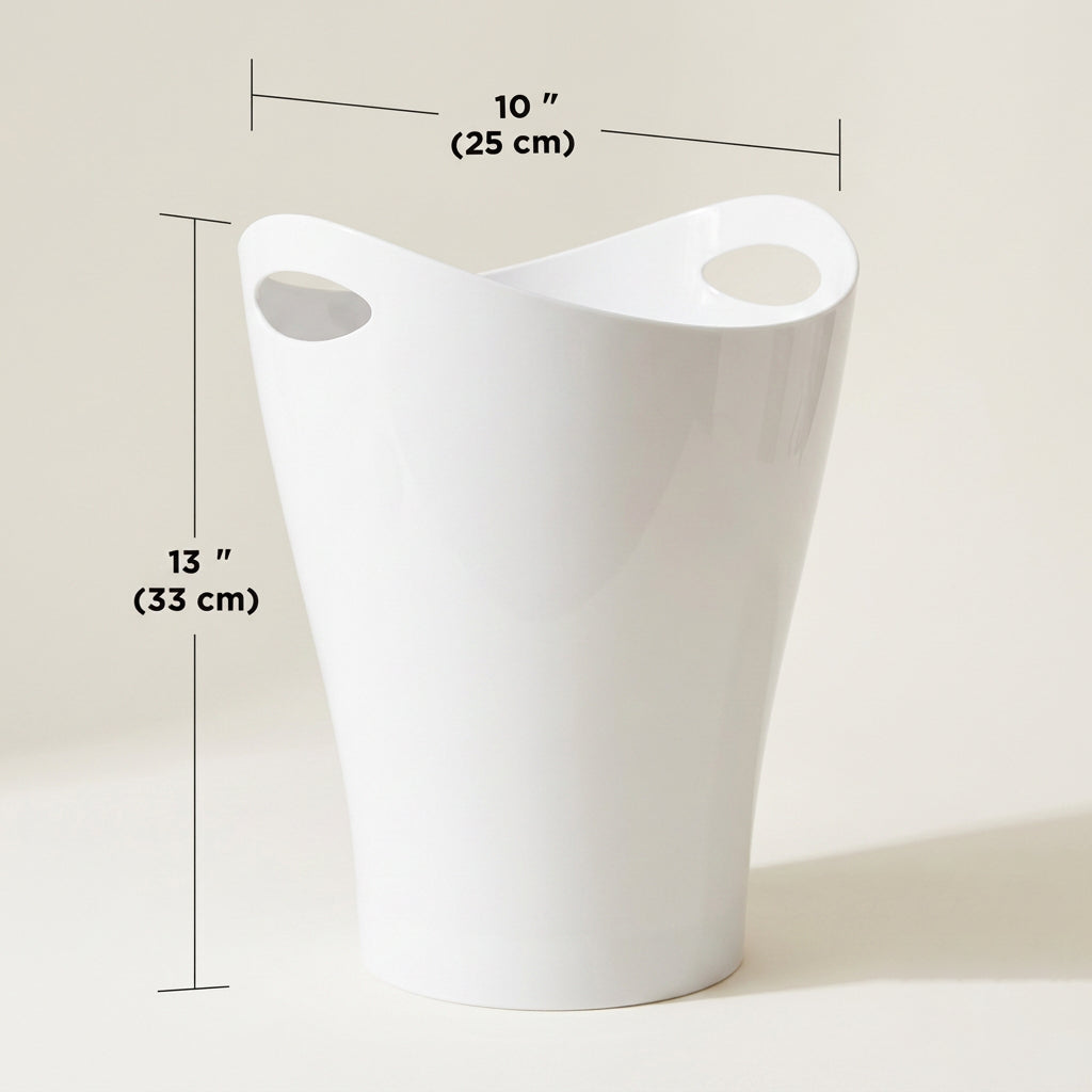 Garbino Gloss Trash Can, 2.25 Gal