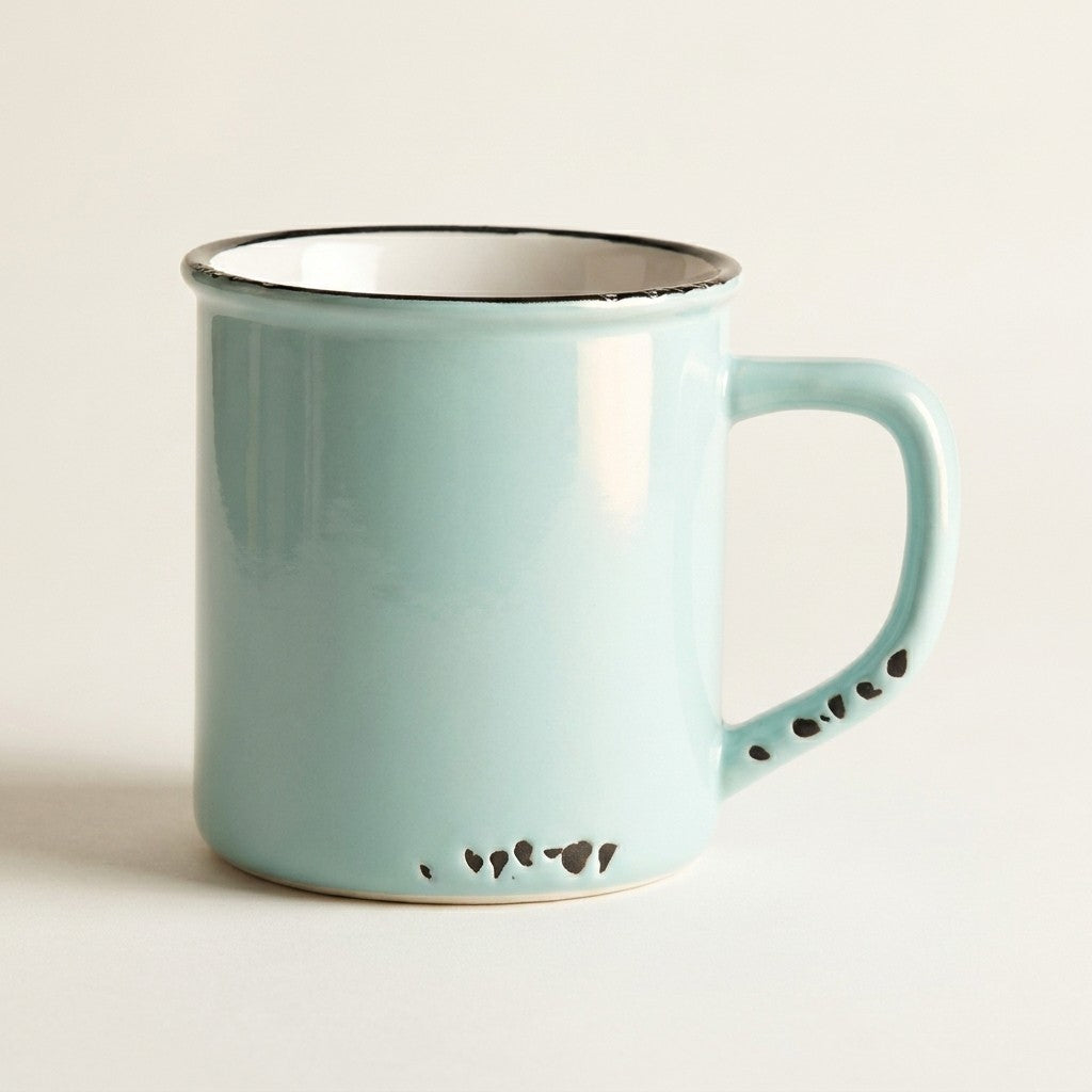Enamel Look Mug