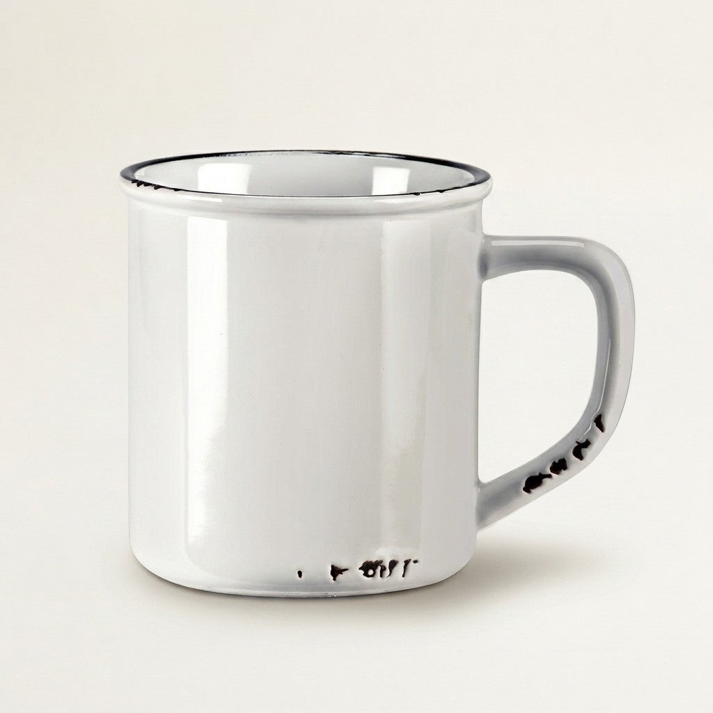Enamel Look Mug