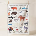 Wildlife Alphabet Kitchen Towel