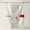 Muskoka Names Tea Towel