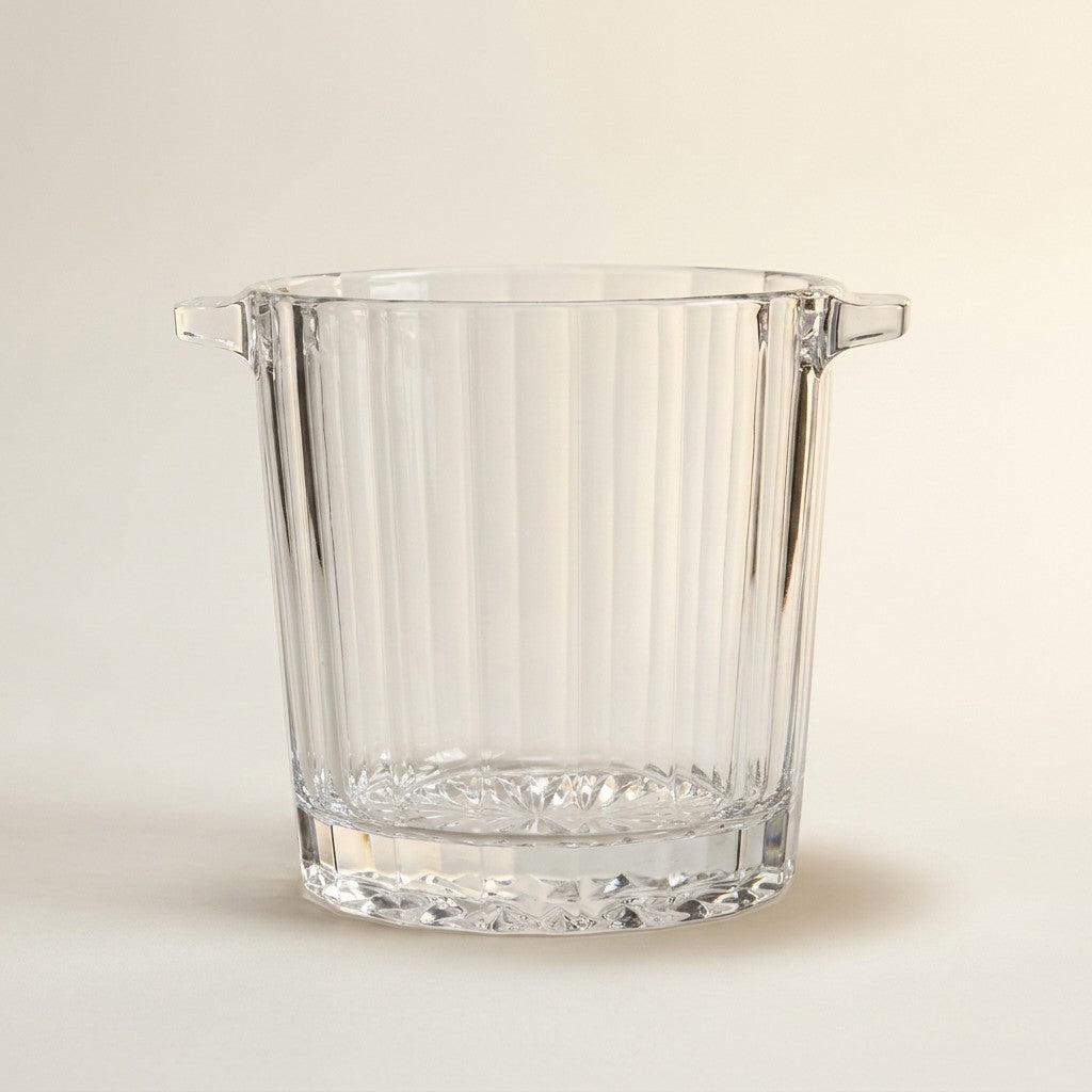 Lg Wide Optic Ice Bucket 6 5 H - Clear