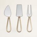 Loop Handle Cheese Knives, Set of 3