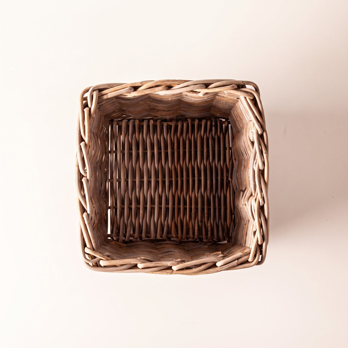 Large Storage Basket with Cut-Out Handles