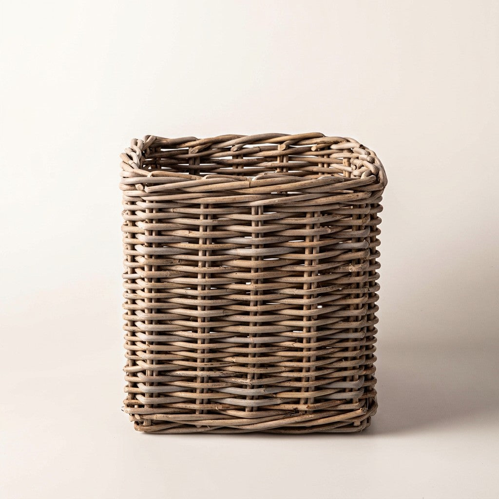 Large Storage Basket with Cut-Out Handles