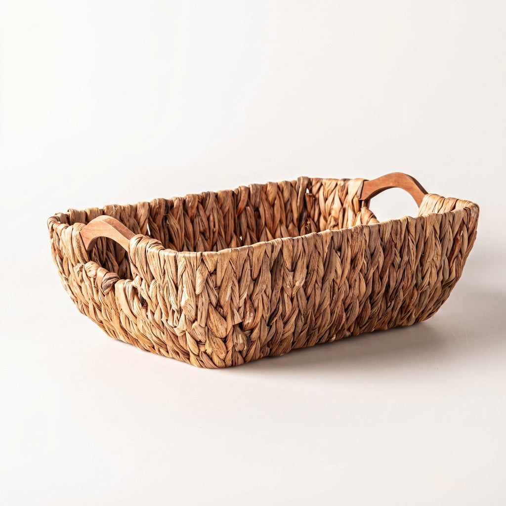 Rectangular Hyacinth Tray, Large