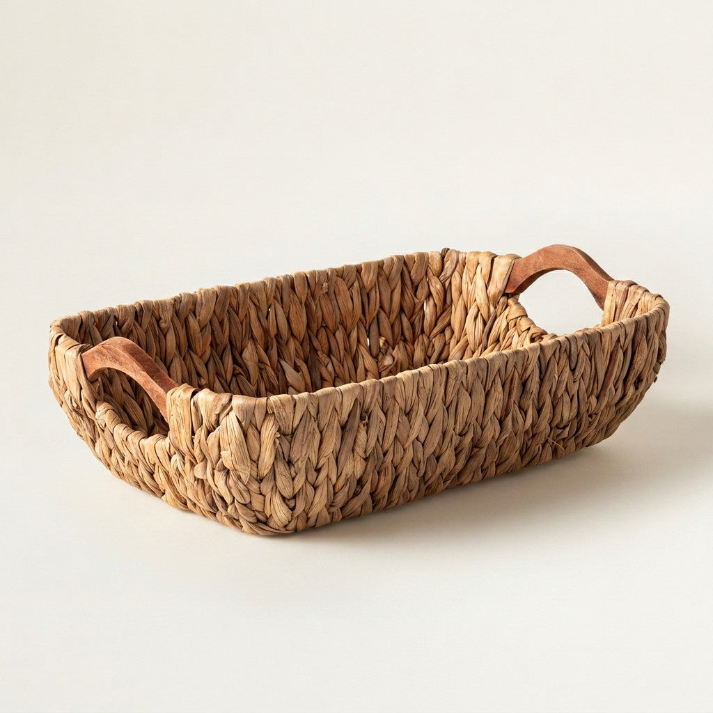 Rectangular Hyacinth Tray, Medium