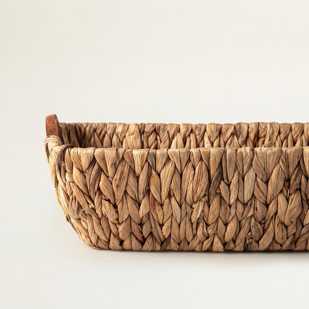 Rectangular Hyacinth Tray, Medium