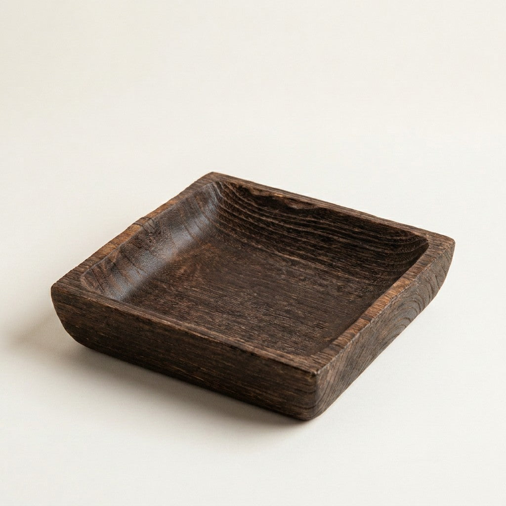 Square Wood Tray