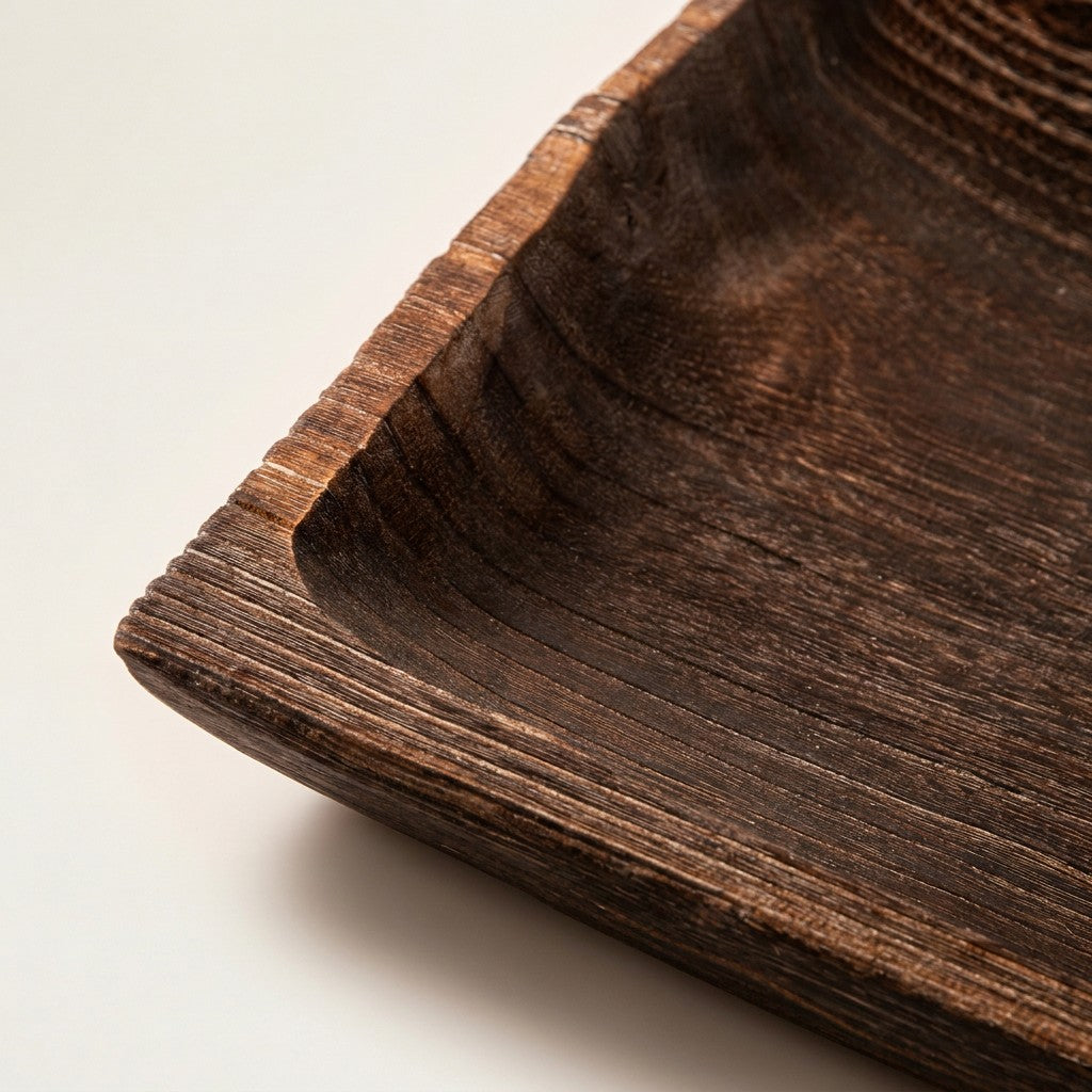 Square Wood Tray