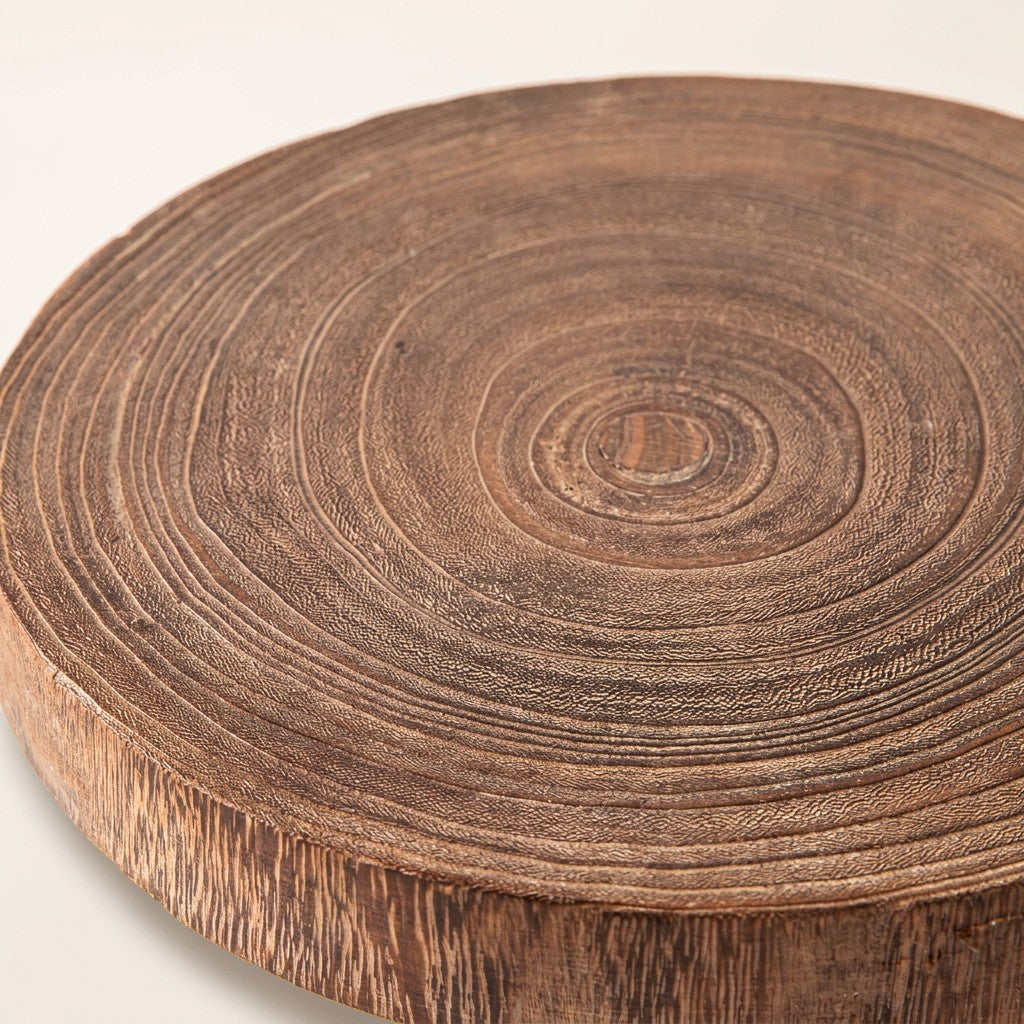 Wood Display, Round