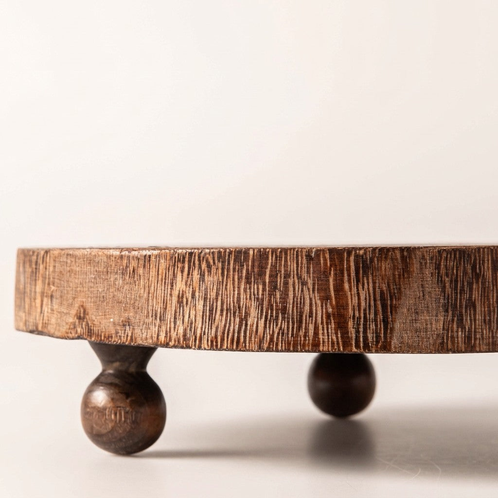 Wood Display, Round