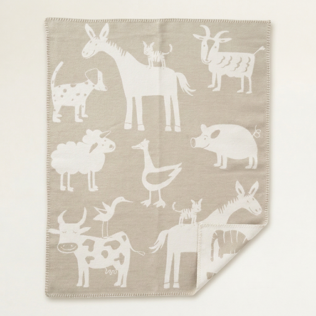 Farm Baby Blanket