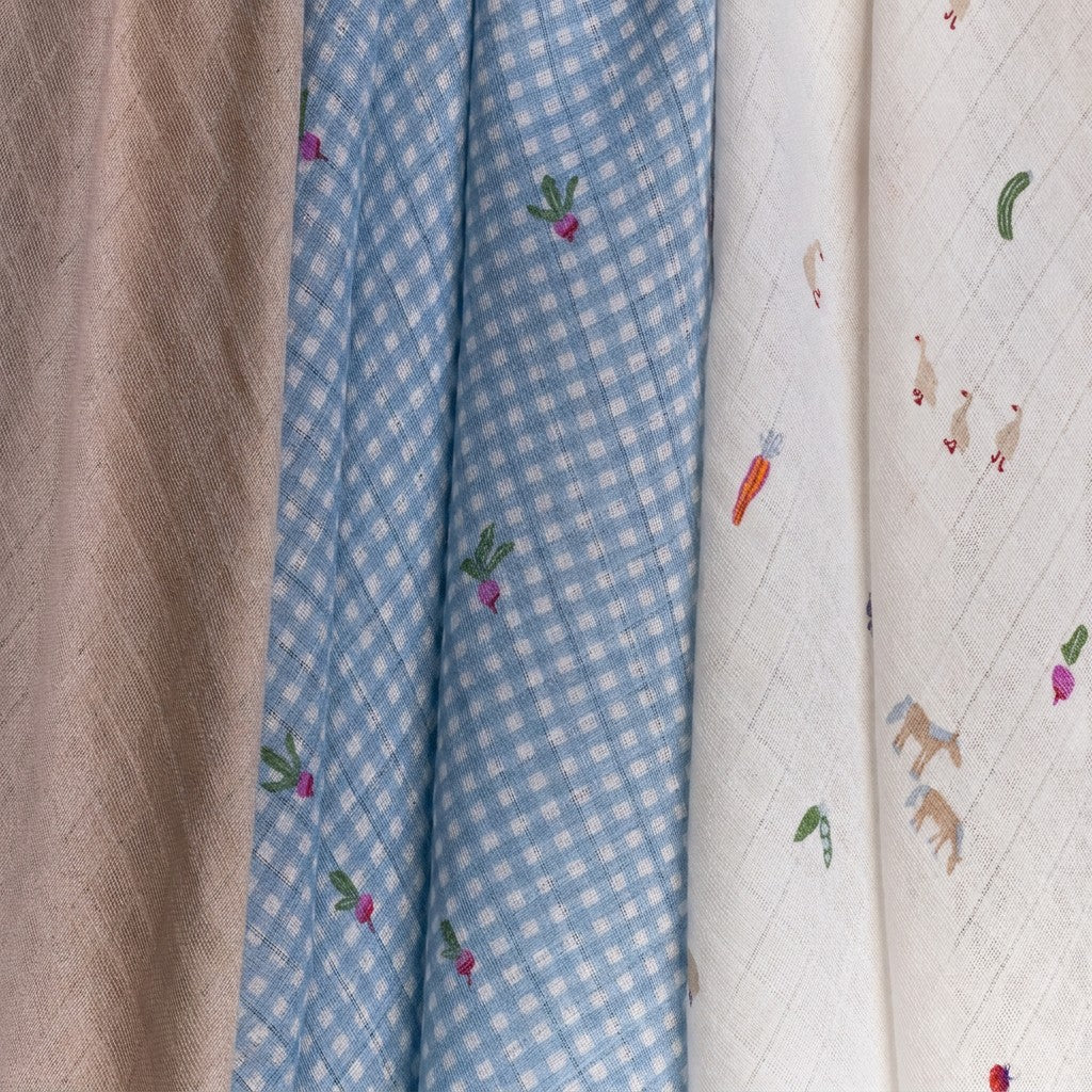 Muslin Squares, Set of 3