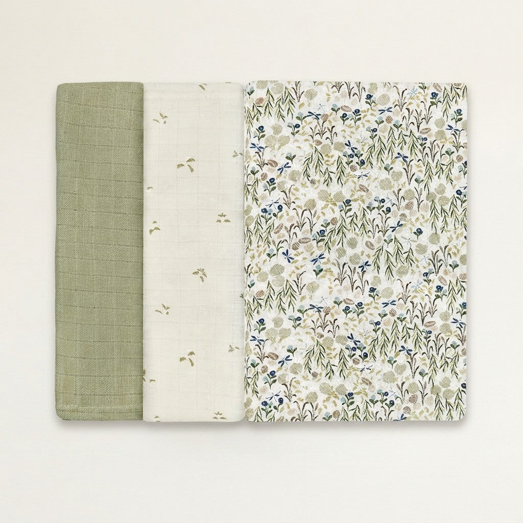 Muslin Squares, Set of 3