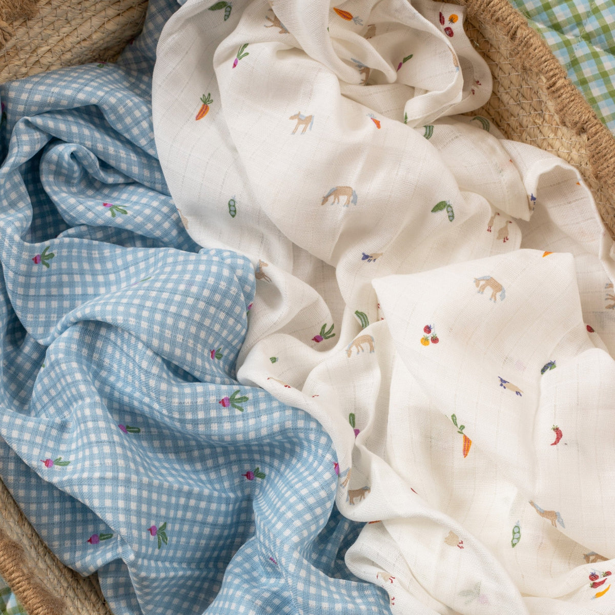 Muslin Swaddle, Set of 2