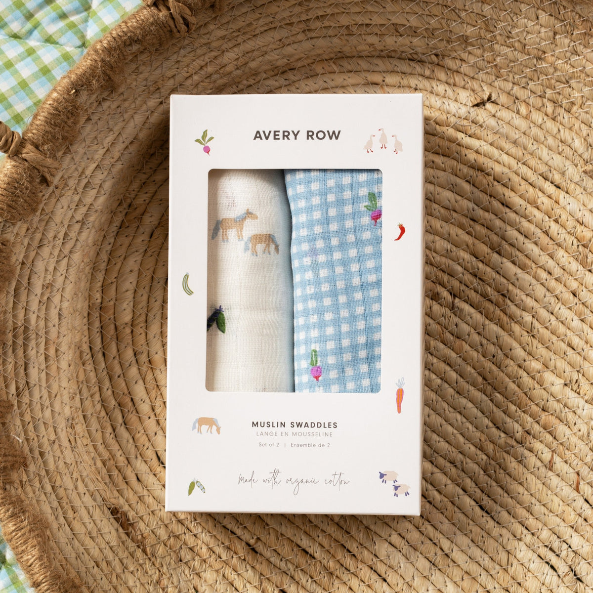 Muslin Swaddle, Set of 2