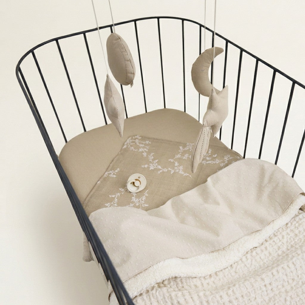 Waffle Teddy Bed Blanket