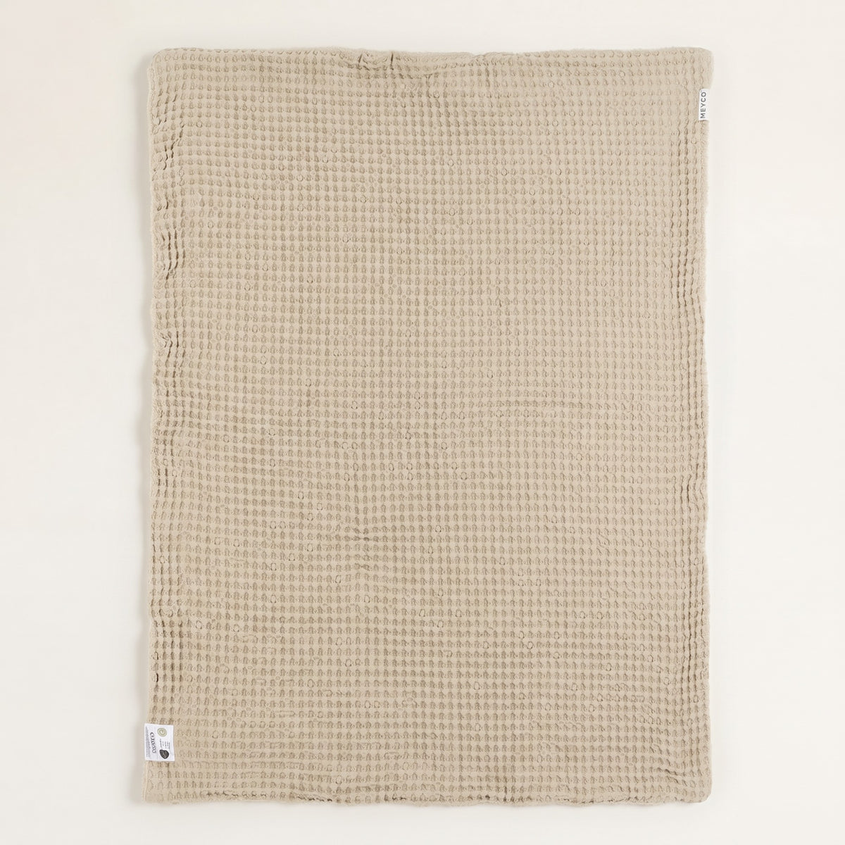 Waffle Teddy Bed Blanket