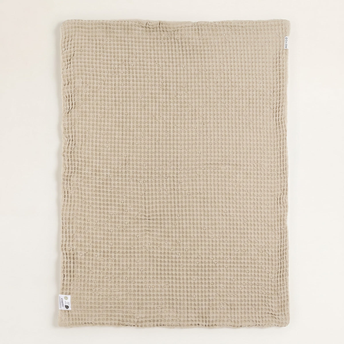 Waffle Teddy Bed Blanket