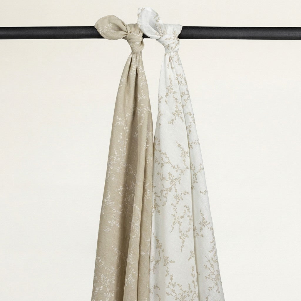 Muslin Swaddles, 2-Pack