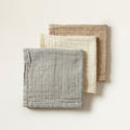 Pre-Washed Muslin Facecloths, 3-Pack