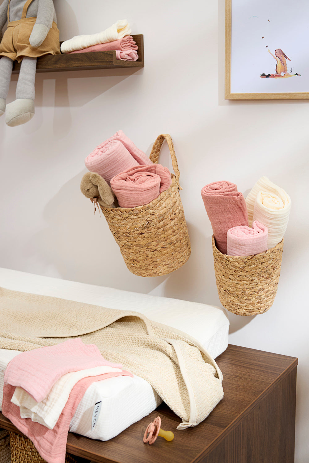Pre-Washed Muslin Facecloths, 3-Pack