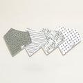 Bavoirs bandana pour bébé, paquet de 4