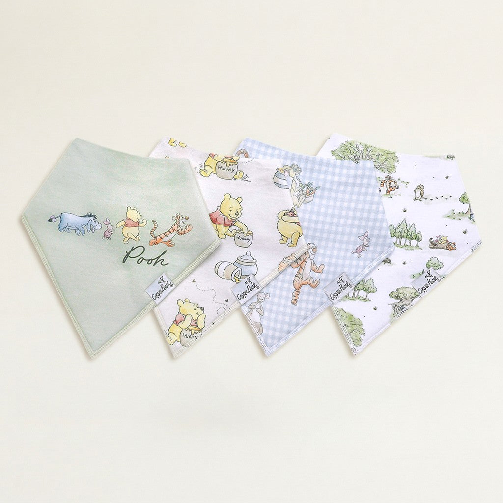Baby Bandana Bibs, 4-Pack