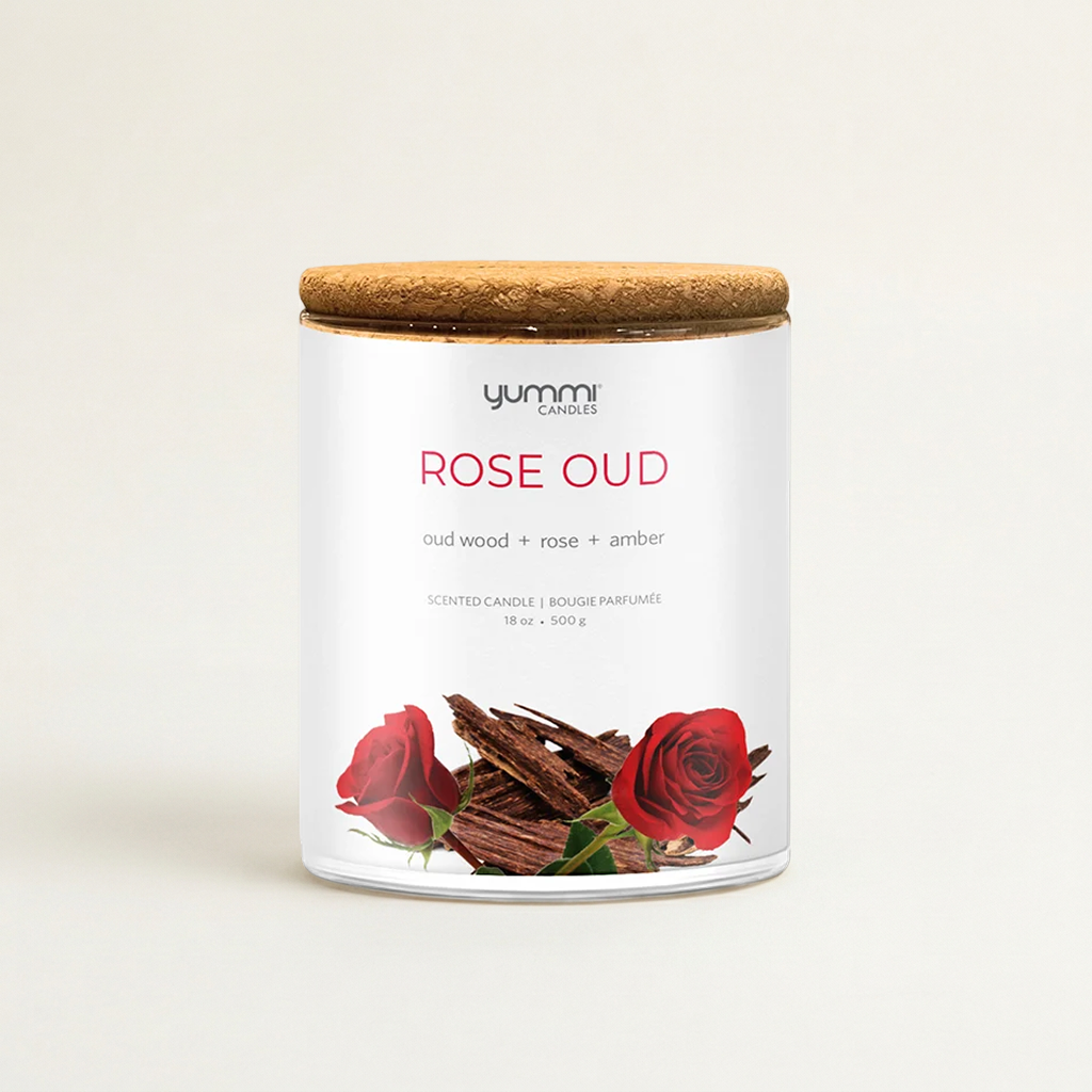 Rose Oud Jar Candle, 18oz