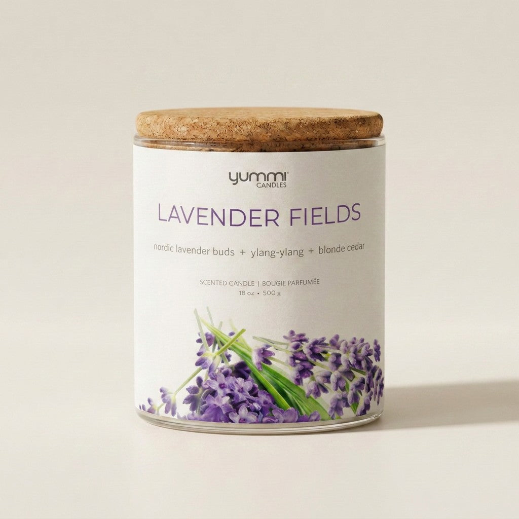 Lavender Fields Jar Candle, 18oz