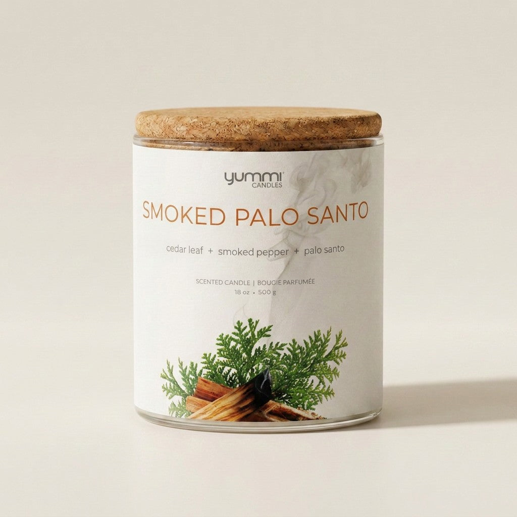 Smoked Palo Santo Jar Candle, 18oz
