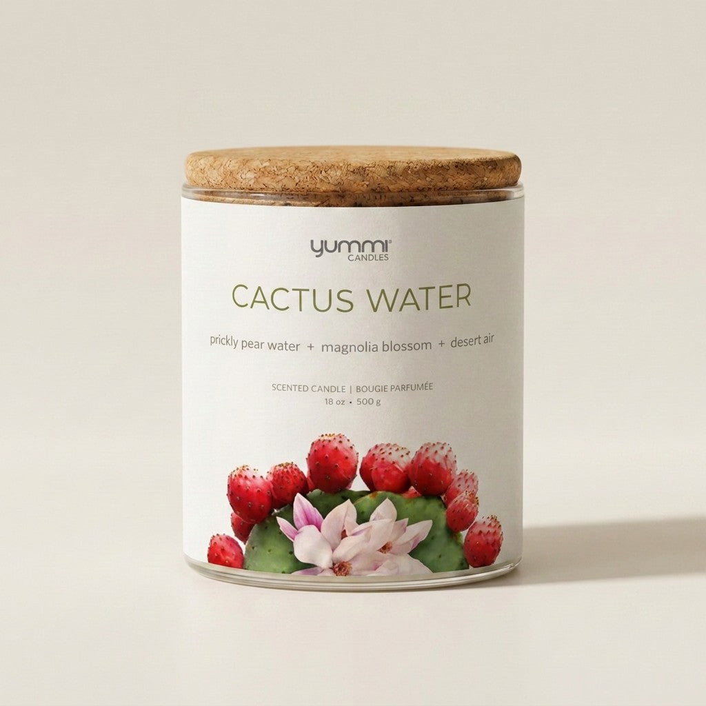Cactus Water Jar Candle, 18oz