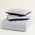 Lacoste Logo Stripe Cotton Comforter Set
