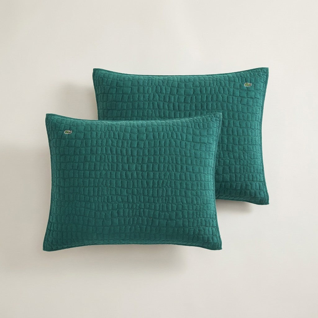 Lacoste Croc Scale Cotton Quilt Set