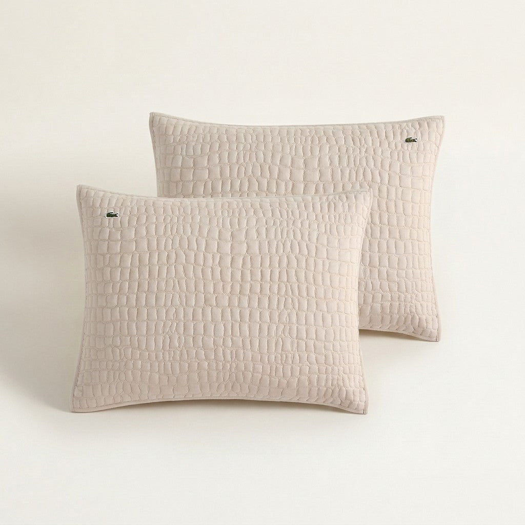 Lacoste Croc Scale Cotton Quilt Set