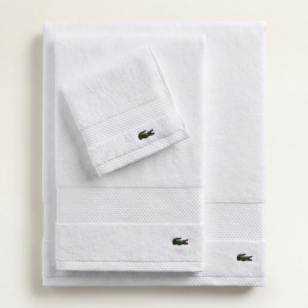 Lacoste Heritage Bath Towel