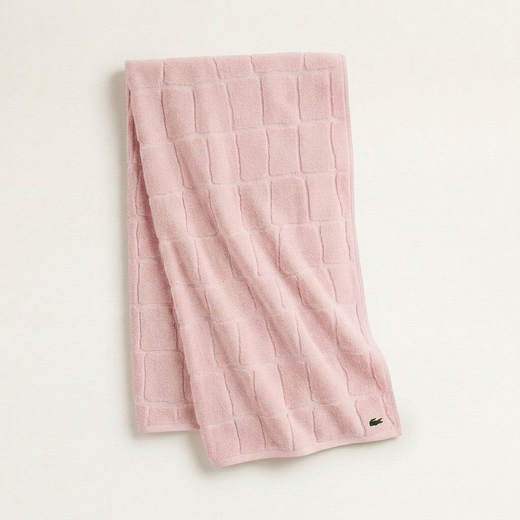 Lacoste Croc Scale Cotton Bath Towel