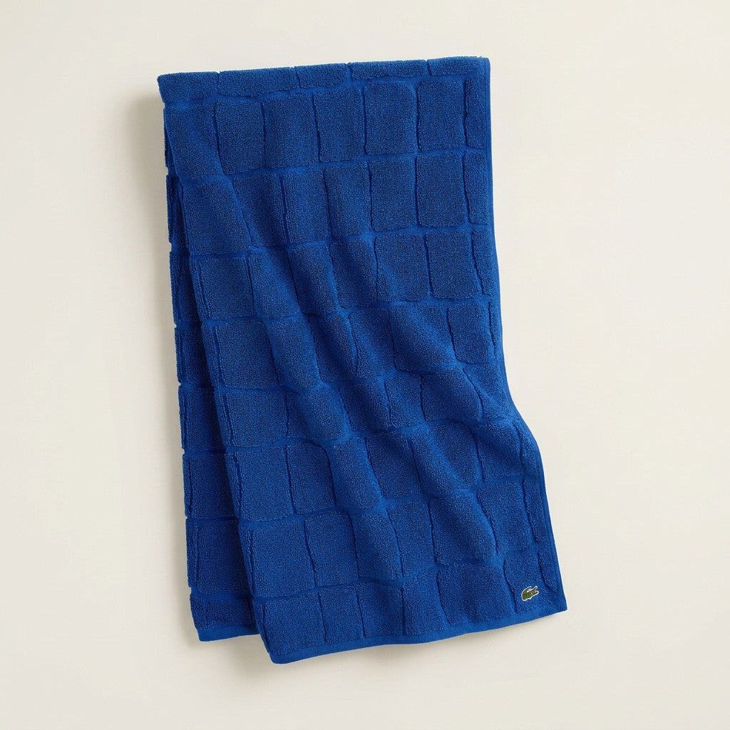 Lacoste Croc Scale Cotton Bath Towel