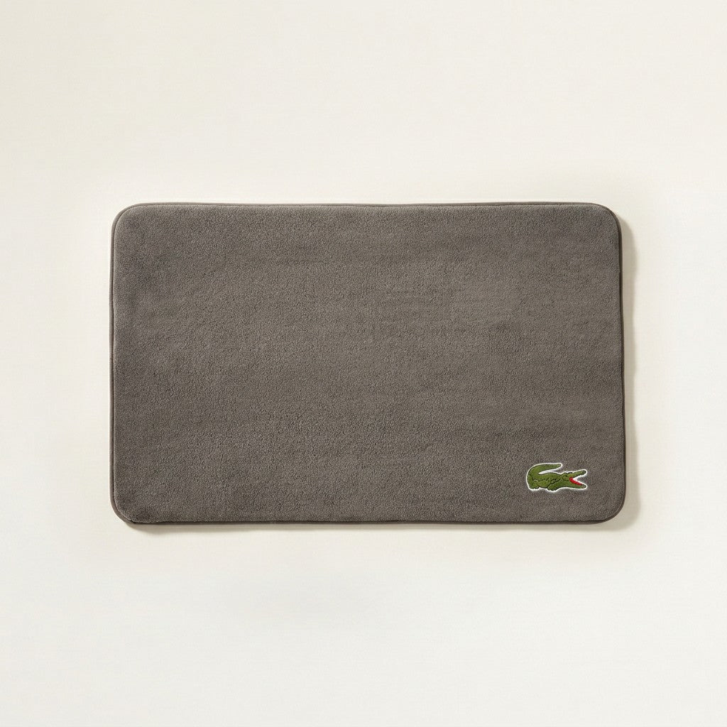 Lacoste Crocodile Memory Foam Bath Rug