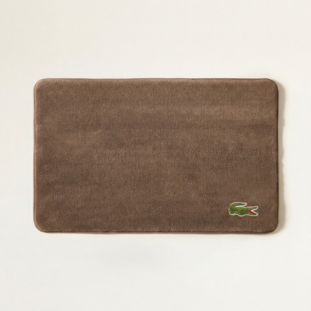 Lacoste Crocodile Memory Foam Bath Rug
