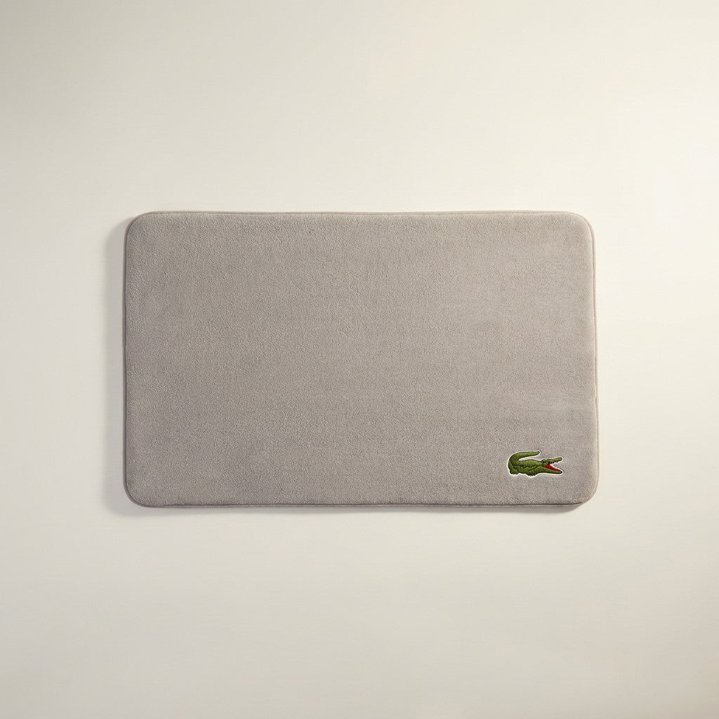 Lacoste Crocodile Memory Foam Bath Rug