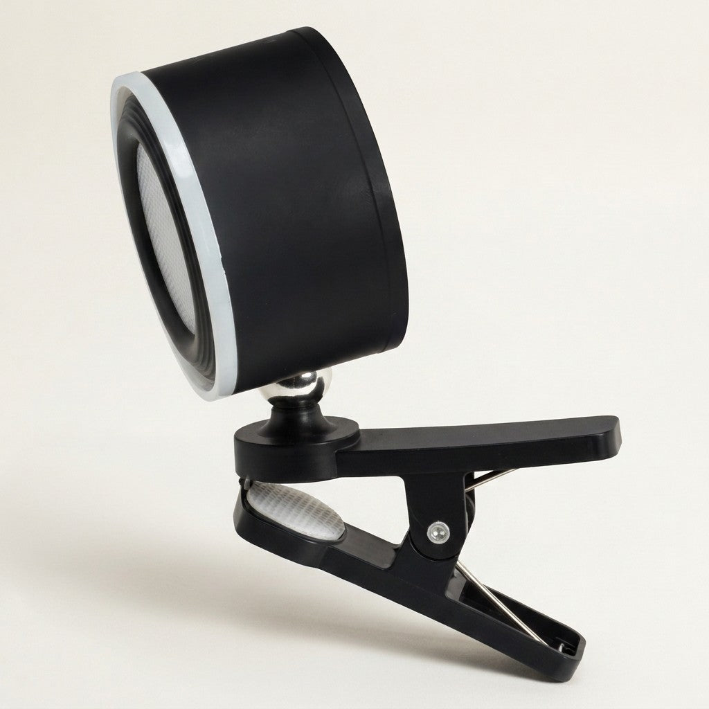 4Pc Drum Magnet Led Lamp - Black