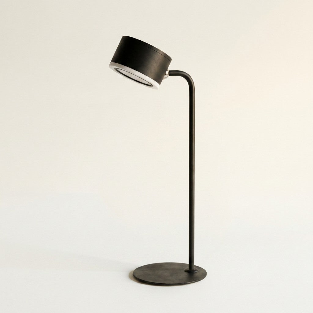 4Pc Drum Magnet Led Lamp - Black