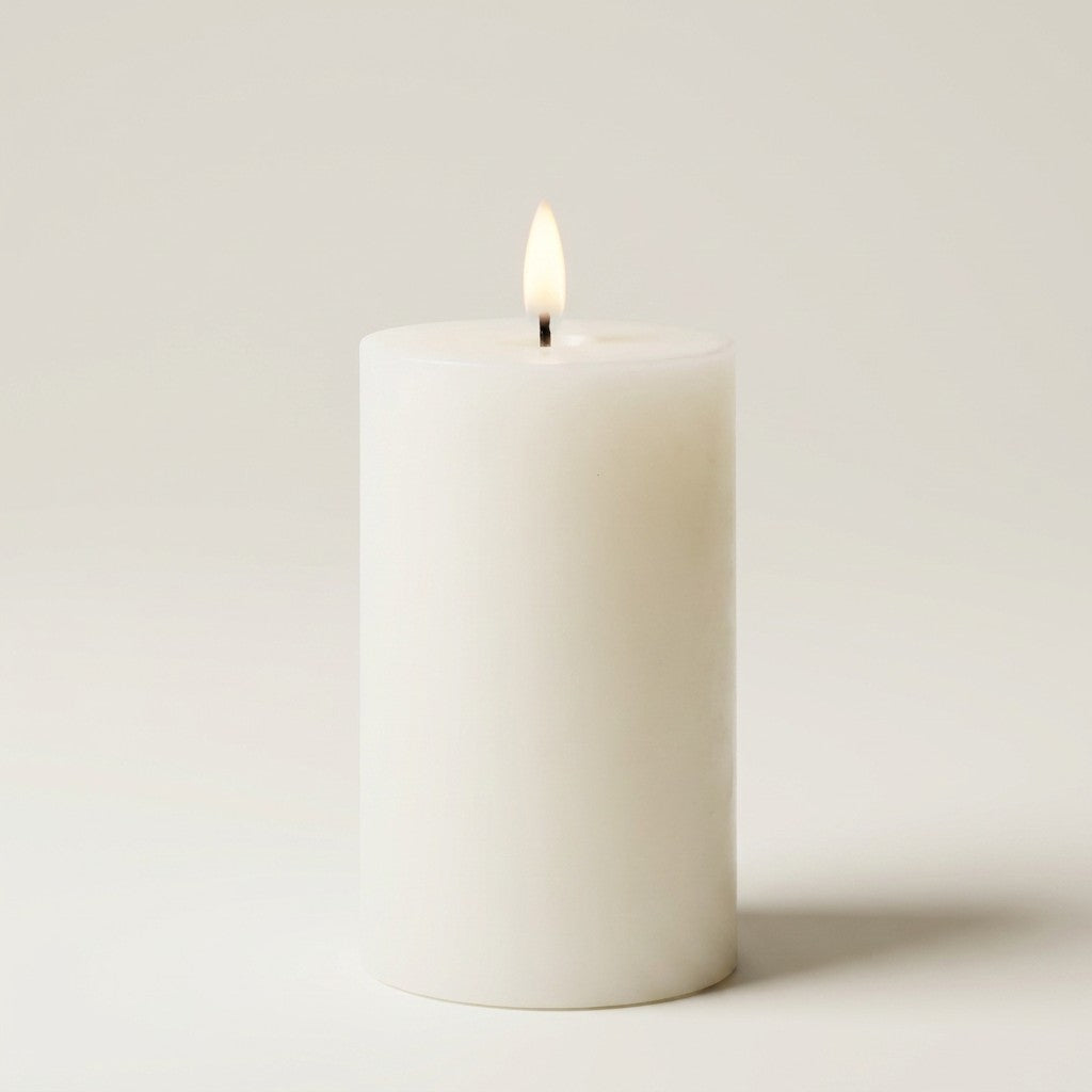 Led Pillar Candle - Sand
