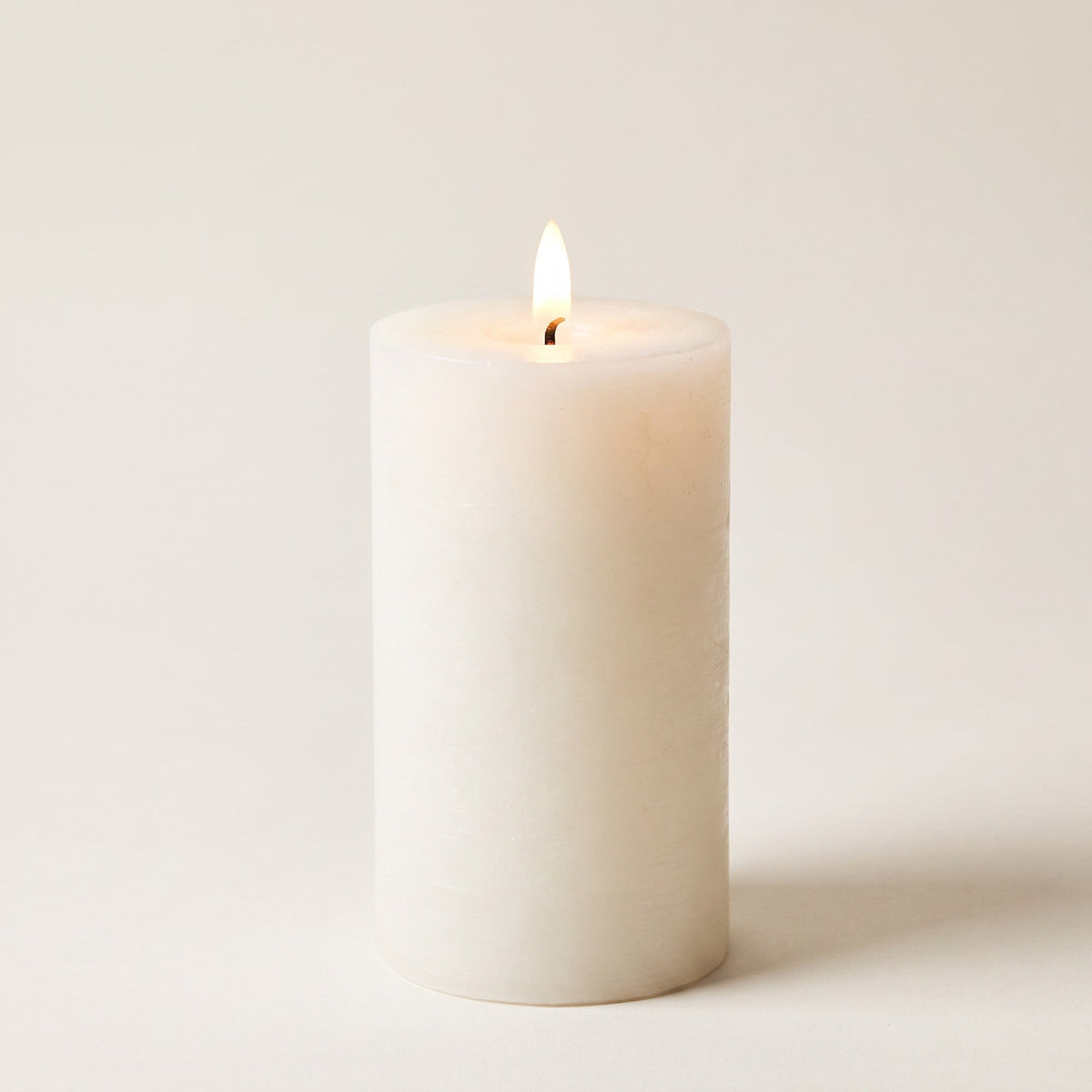 Led Pillar Candle - Sand