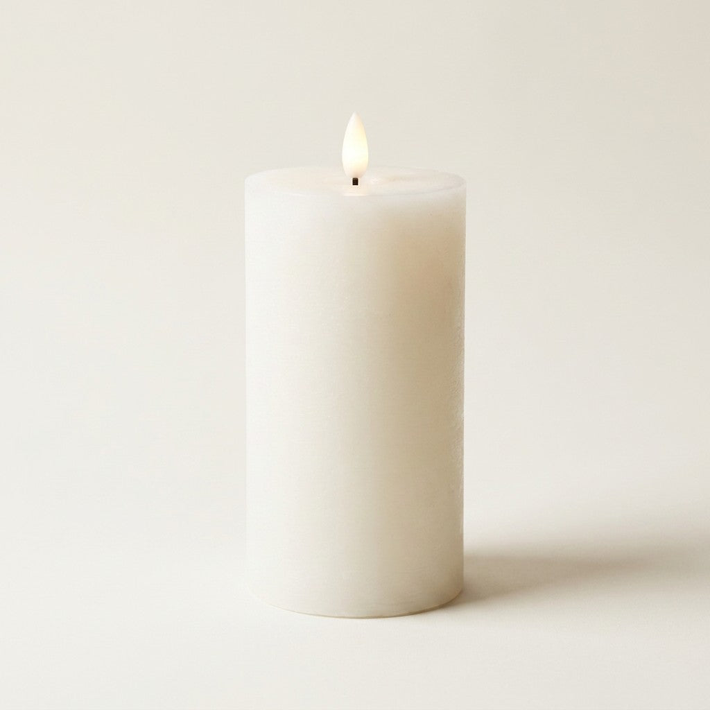 Led Pillar Candle - Sand
