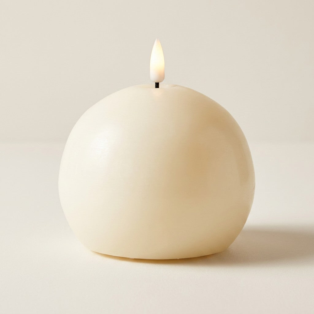 Led Ball Candle 4 D - Sand
